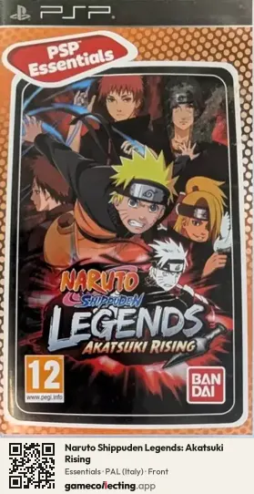 Naruto Shippuden Legends: Akatsuki Rising PlayStation Portable, Italy box front