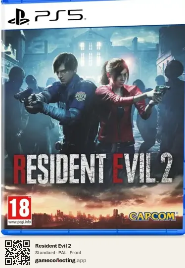Resident Evil 2 PlayStation 5, PAL box front