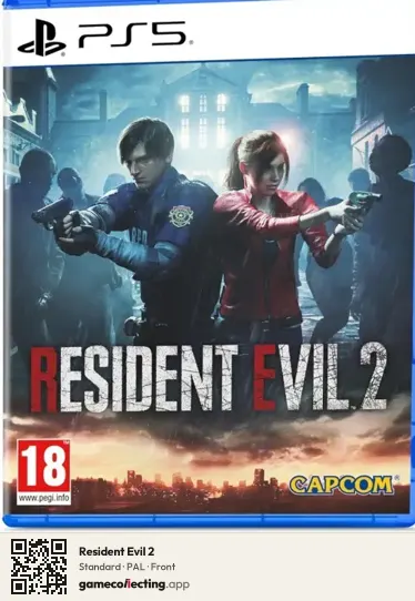 Resident Evil 2 PlayStation 5, PAL box front