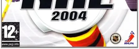 NHL 2004, the PEGI square on its front