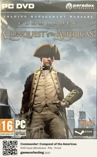 Commander: Conquest of the Americas Computer, PAL box front