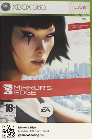 Mirror's Edge Xbox 360, Italy box front