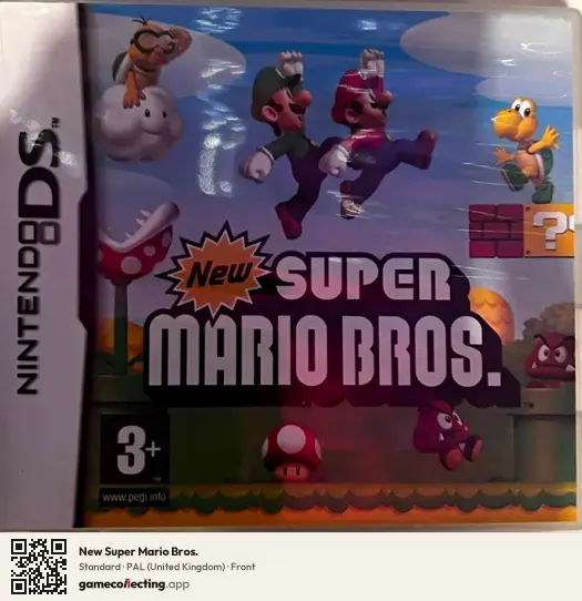 New Super Mario Bros. Nintendo DS, United Kingdom box front