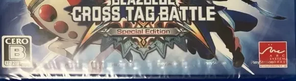 BlazBlue: Cross Tag Battle, the CERO letter on its front
