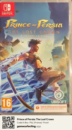 Prince of Persia: The Lost Crown Nintendo Switch, France box front