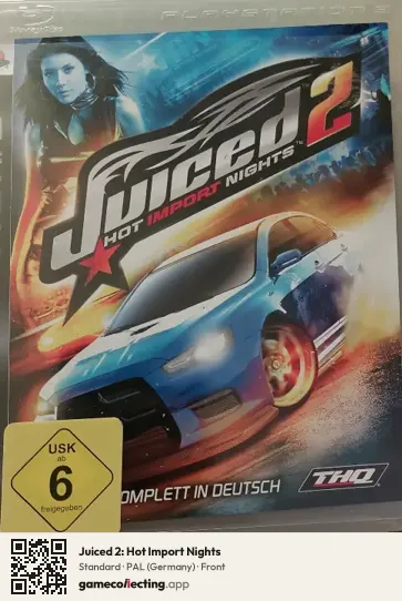 Juiced 2: Hot Import Nights PlayStation 3, Germany box front