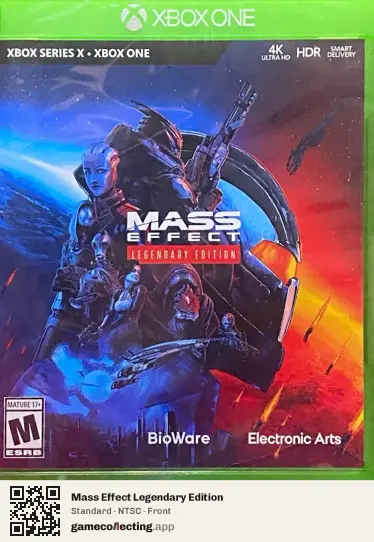 Mass Effect Legendary Edition Xbox One, NTSC box front
