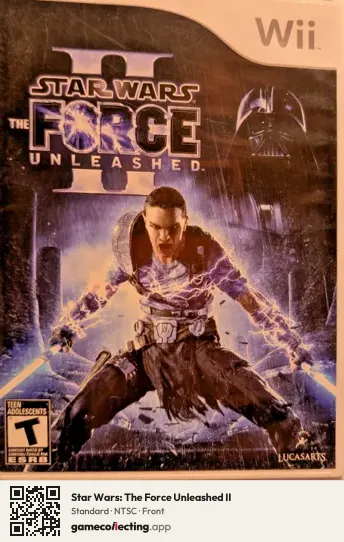 Star Wars: The Force Unleashed II Nintendo Wii, NTSC box front