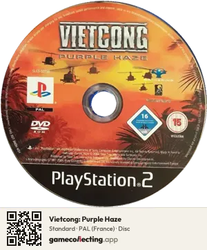 Vietcong: Purple Haze PlayStation 2, PAL disc