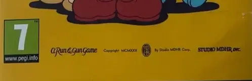 Cuphead, the PEGI square on its front