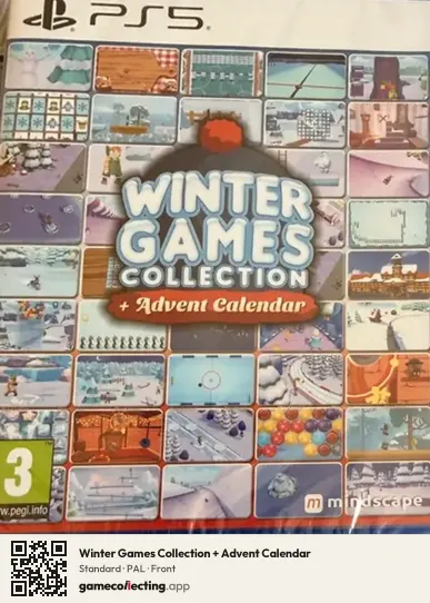 Winter Games Collection + Advent Calendar PlayStation 5, PAL box front