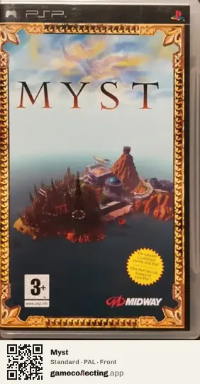 Myst PlayStation Portable, PAL box front