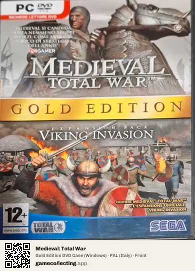 Medieval: Total War Computer, Italy box front