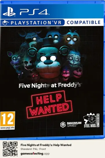 Five Nights at Freddy's: Help Wanted PlayStation 4, PAL box front