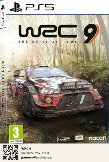 WRC 9 PlayStation 5, PAL box front