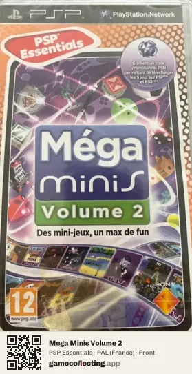 Mega Minis Volume 2 PlayStation Portable, France box front