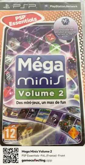 Mega Minis Volume 2 PlayStation Portable, France box front