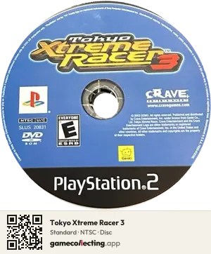 Tokyo Xtreme Racer 3 PlayStation 2, NTSC disc