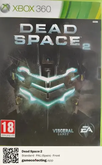 Dead Space 2 Xbox 360, Spain box front