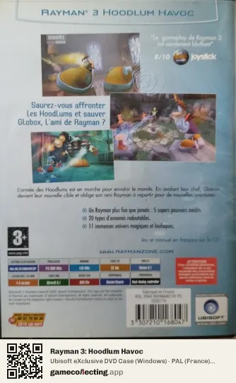 Rayman 3: Hoodlum Havoc Computer, France box back