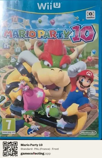 Mario Party 10 Nintendo Wii U, France box front