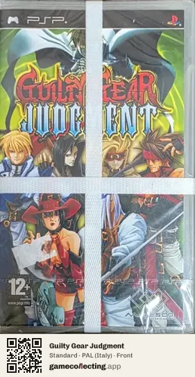 Guilty Gear Judgment PlayStation Portable, Italy box front