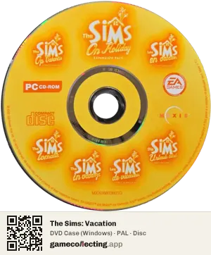 The Sims: Vacation Computer, PAL disc