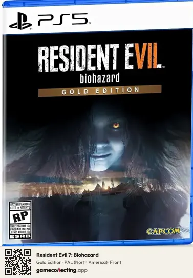 Resident Evil 7: Biohazard PlayStation 5, North America box front
