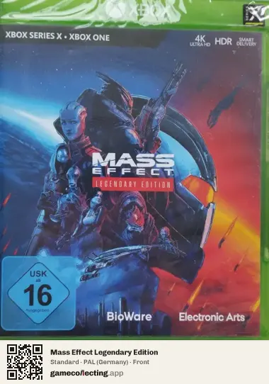 Mass Effect Legendary Edition Xbox Series X, Germany box front