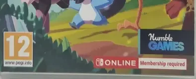 Temtem, the PEGI square on its front