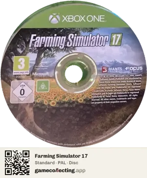 Farming Simulator 17 Xbox One, PAL disc