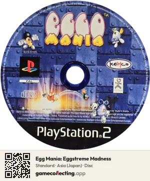 Egg Mania: Eggstreme Madness PlayStation 2, Asia disc