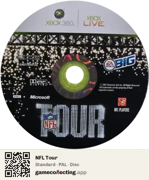 NFL Tour Xbox 360, PAL disc