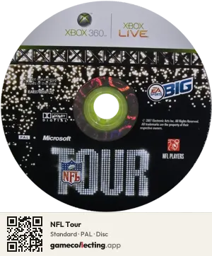 NFL Tour Xbox 360, PAL disc