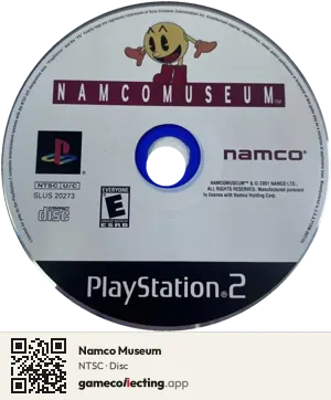 Namco Museum PlayStation 2, NTSC disc