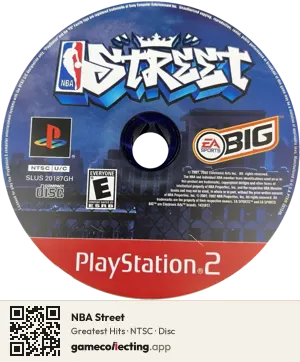 NBA Street PlayStation 2, NTSC disc