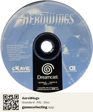 AeroWings Sega Dreamcast, PAL disc