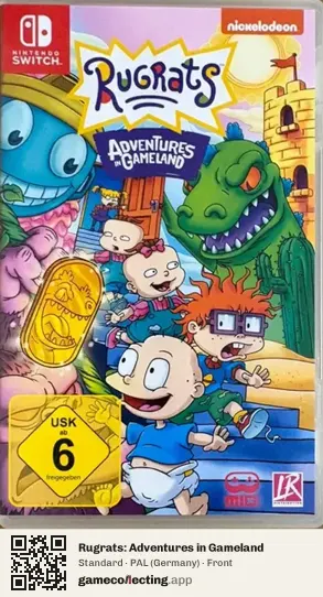 Rugrats: Adventures in Gameland Nintendo Switch, Germany box front