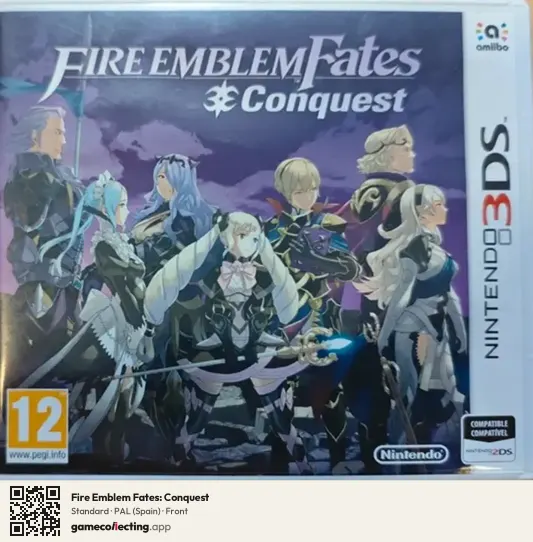 Fire Emblem Fates: Conquest Nintendo 3DS, Spain box front
