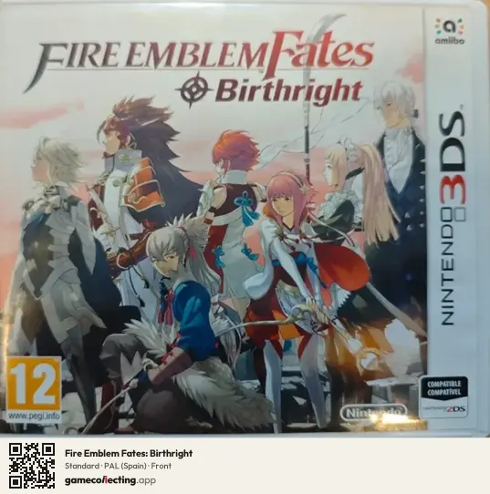 Fire Emblem Fates: Birthright Nintendo 3DS, Spain box front