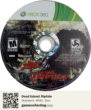 Dead Island: Riptide Xbox 360, NTSC disc