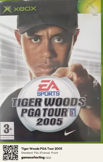 Tiger Woods PGA Tour 2005 Xbox, France box front