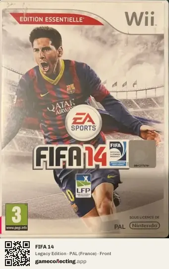 FIFA 14 Nintendo Wii, France box front