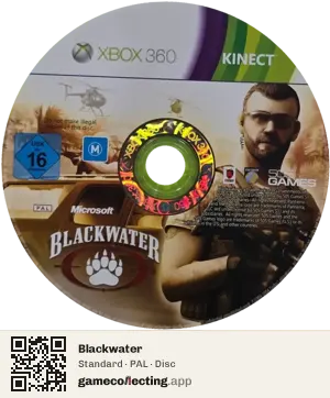 Blackwater Xbox 360, PAL disc