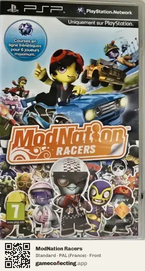 ModNation Racers PlayStation Portable, France box front