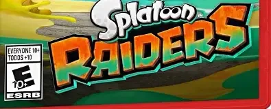 Splatoon Raiders, the ESRB box on its front