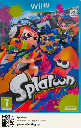 Splatoon Nintendo Wii U, Spain box front