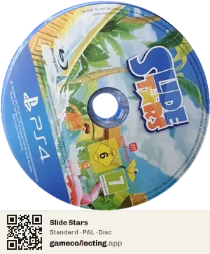 Slide Stars PlayStation 4, PAL disc