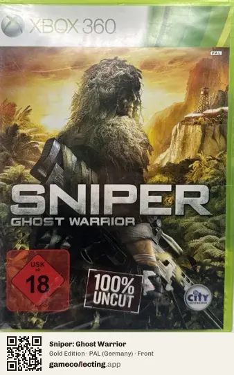 Sniper: Ghost Warrior Xbox 360, Germany box front