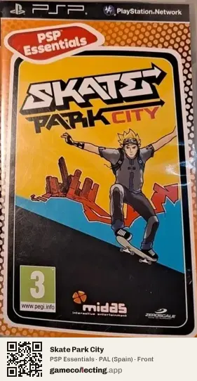 Skate Park City PlayStation Portable, Spain box front